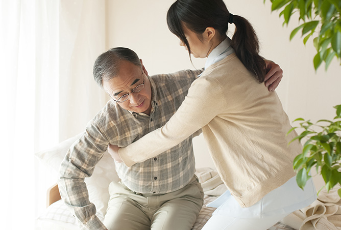 「訪問型」見守りサービスのイメージ